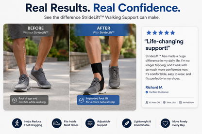 StrideLift™ Foot Drop Support