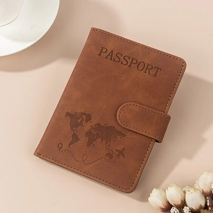 RFID Blocking Multi-Function Travel Passport Holder, Wallet, ID Card Holder, Made of PU Synthetic Leather Passport Covers