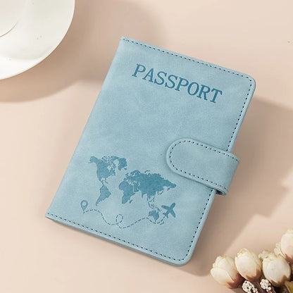 RFID Blocking Multi-Function Travel Passport Holder, Wallet, ID Card Holder, Made of PU Synthetic Leather Passport Covers