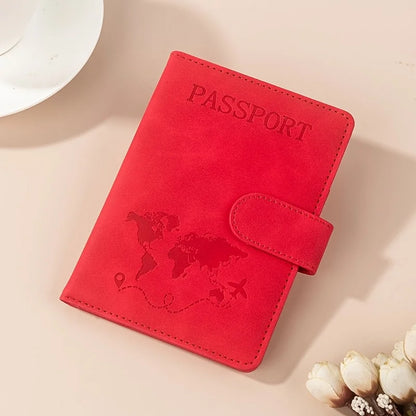 RFID Blocking Multi-Function Travel Passport Holder, Wallet, ID Card Holder, Made of PU Synthetic Leather Passport Covers