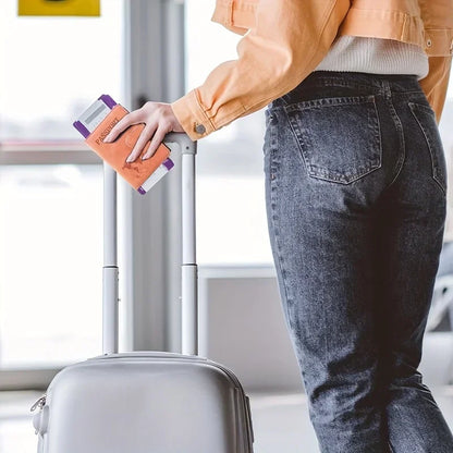 RFID Blocking Multi-Function Travel Passport Holder, Wallet, ID Card Holder, Made of PU Synthetic Leather Passport Covers