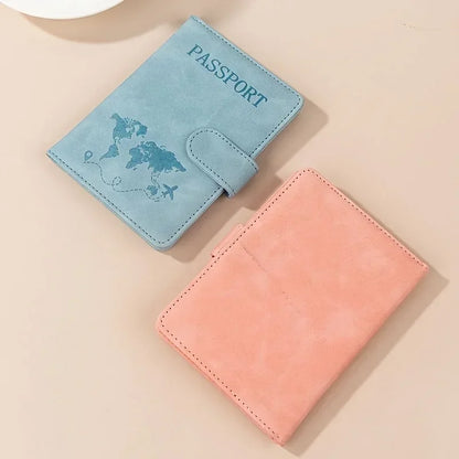RFID Blocking Multi-Function Travel Passport Holder, Wallet, ID Card Holder, Made of PU Synthetic Leather Passport Covers
