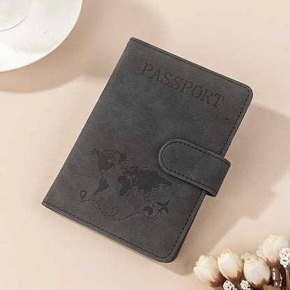 RFID Blocking Multi-Function Travel Passport Holder, Wallet, ID Card Holder, Made of PU Synthetic Leather Passport Covers
